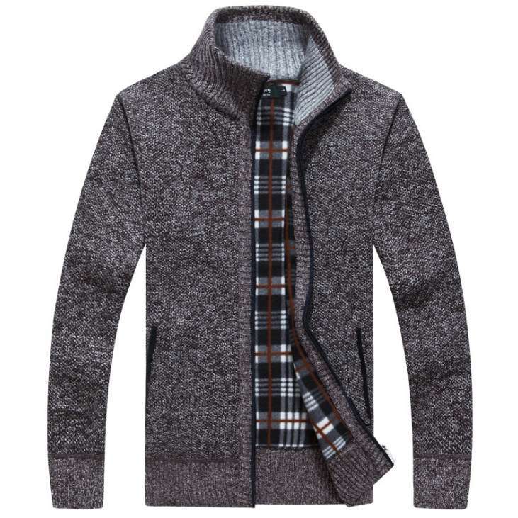 🧥Ново мъжко свободно вълнено палто