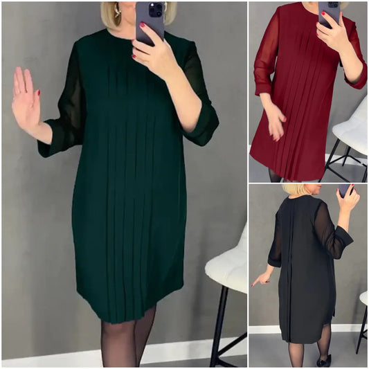 🔥🥰【49% OFF】【S-3XL】Новата зимна модна дамска рокля, удобна и топла