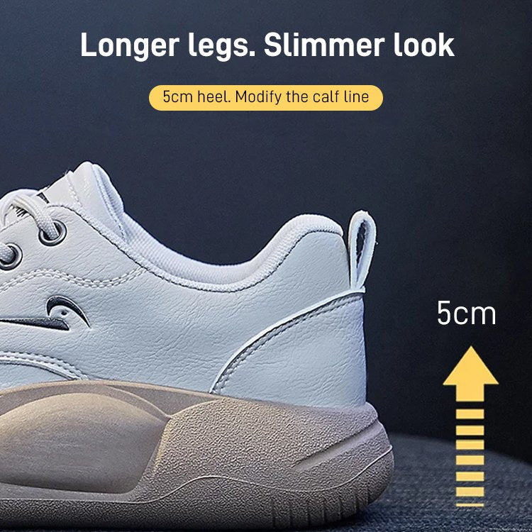 【35-40】2025 Ретро обувки с дебела подметка с кръгли пръсти Дамски удобни ежедневни обувки