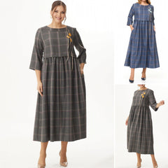 🍁🍂Висококачествена, модна нова есенно-зимна рокля