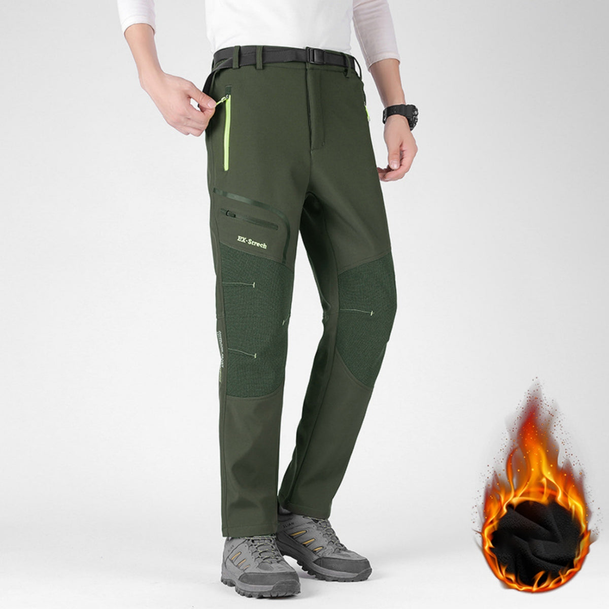 🔥✨【50% отстъпка】【S-5XL】Нови мъжки водоустойчиви и топли ежедневни панталони за есен и зима.