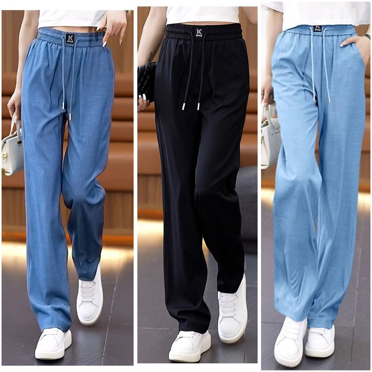 🔥👖【S-3XL】Нови висококачествени меки и драпирани ежедневни панталони