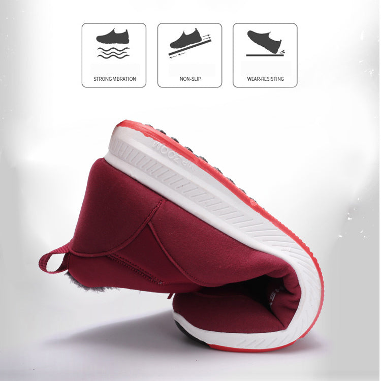 【35-40】Водоустойчиви, неплъзгащи се, удебелени памучни обувки, обувки за сняг, обувки за сняг