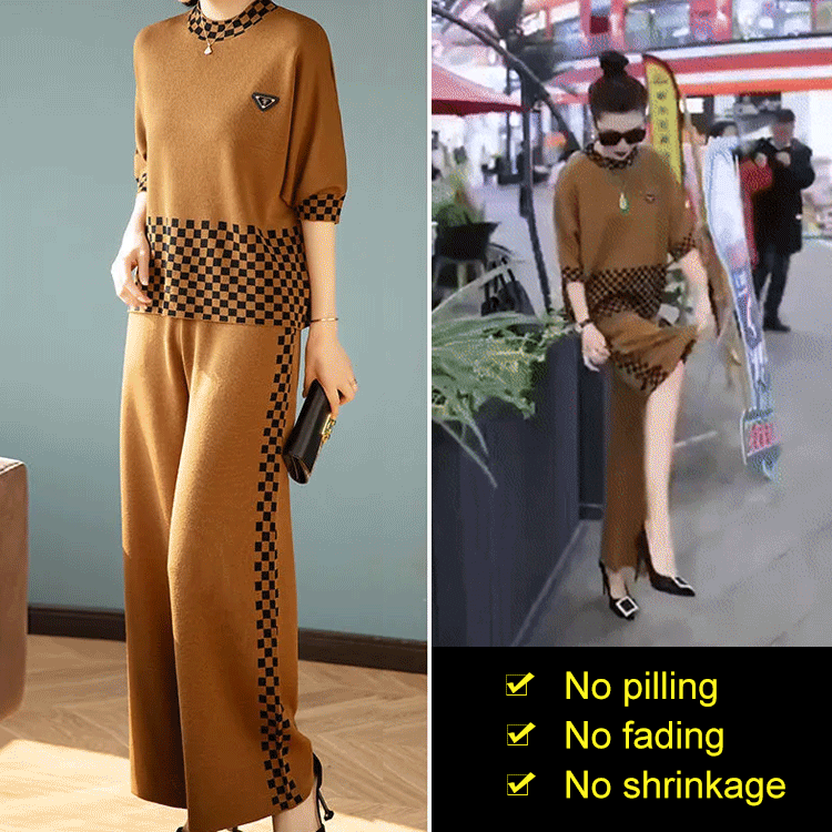 2025 Дамско модно облекло от две части, мека материя, удобна за носене