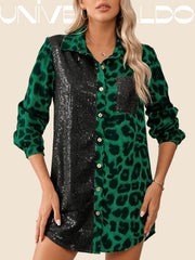 Блуза с Леопардов Принт, Ламарина и Копчета