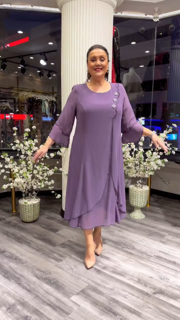 【S-5XL】 ❤️🔥2025 Нови висококачествени шифонени рокли