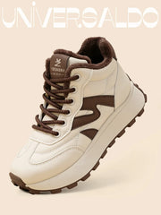 Високи Зимни Ботуши с Дебела Подметка и Подплата