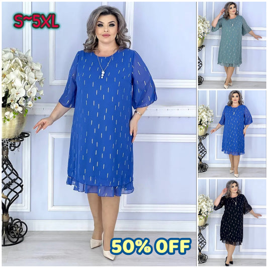 🔥👗Нов стил 2025💖【S~5XL】Елегантна и модерна рокля