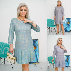 💜💚【S-5XL】Висококачествена модна рокля