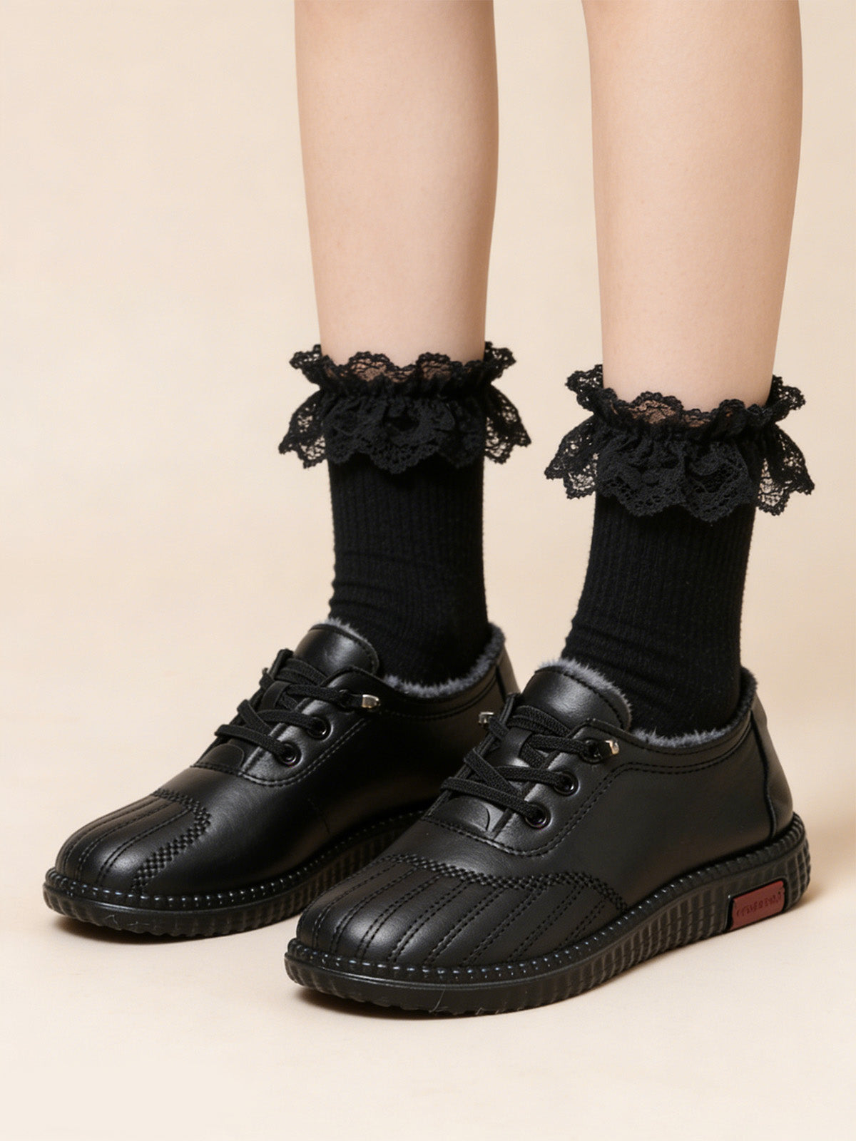 Топли Памучни Обувки с Дебела и Мека Подметка за Устойчивост