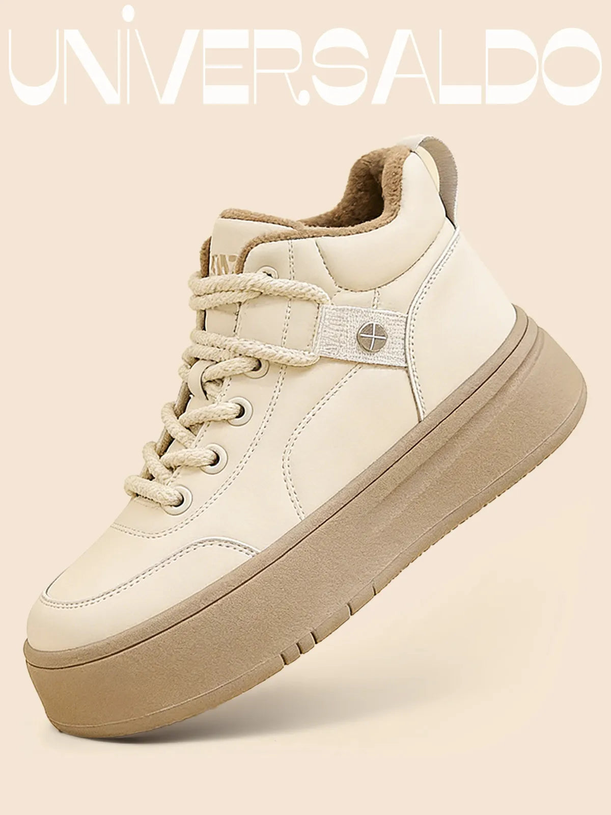 Високи Топли Обувки с Дебела Подметка и Подплата