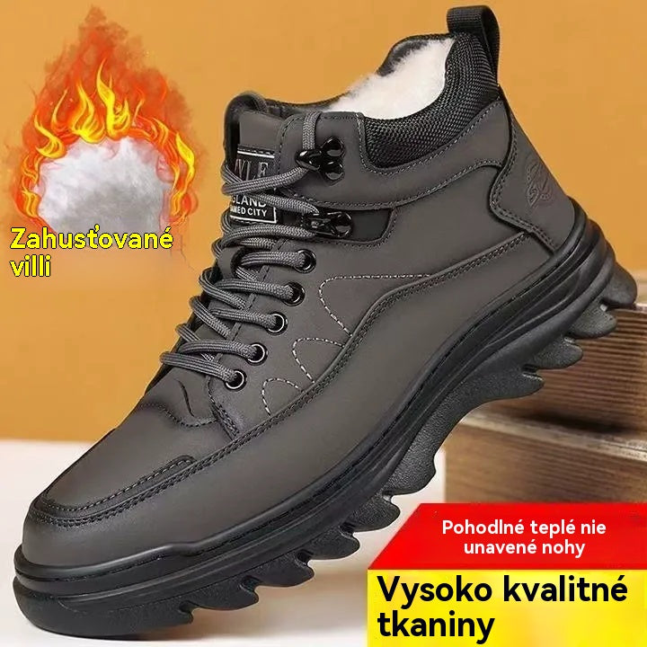 най-продавани【39-44】Тези нови мъжки обувки са удобни и леки, с вълнена подплата за допълнителна топлина.