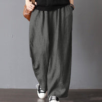 【S-5XL】2026 г. Нов свободен памучен ленен панталон