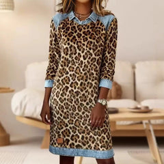 【S-2XL】👗 Нова есенна рокла с дълги ръкави за пълни размери