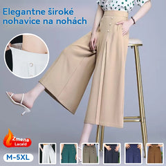 🔥💖【M-5XL】Дамска пола с висока талия и широки крачоли за пролет и лято 2025【45-105kg】