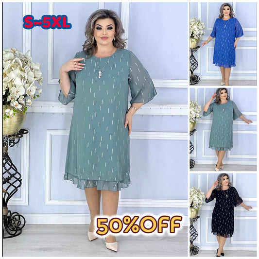 🔥👗Нов стил 2025💖【S~5XL】Елегантна и модерна рокля