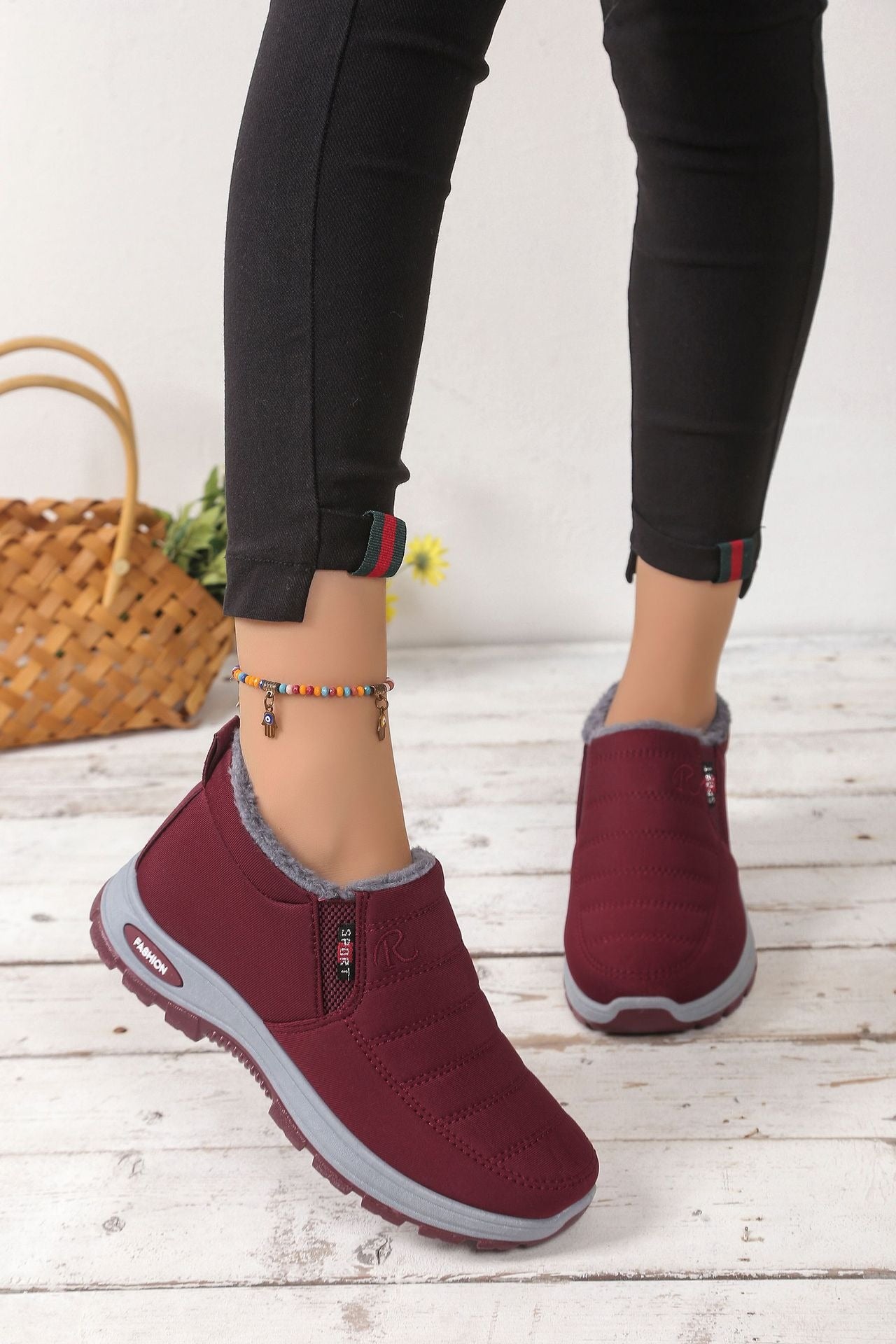 🔥👟【Сезонна отстъпка 50%】Есенно-зимен бестселър: Зимни маратонки с дебела подметка от памук