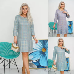 💜💚【S-5XL】Висококачествена модна рокля