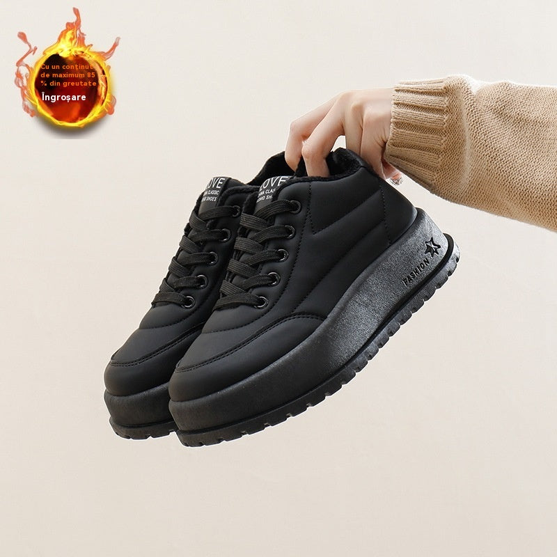 【35-40】Дамски удобни обувки с подплата за комфорт и топлина.