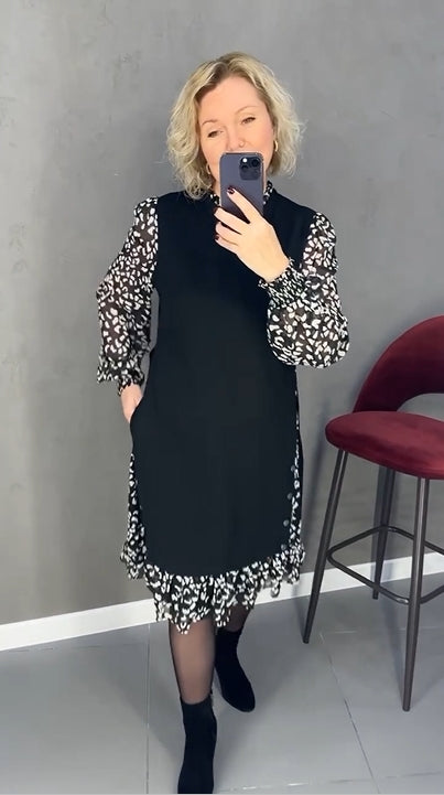 🔥🥰【S-3XL】Новата зимна рокля на цветя, удобна и топла