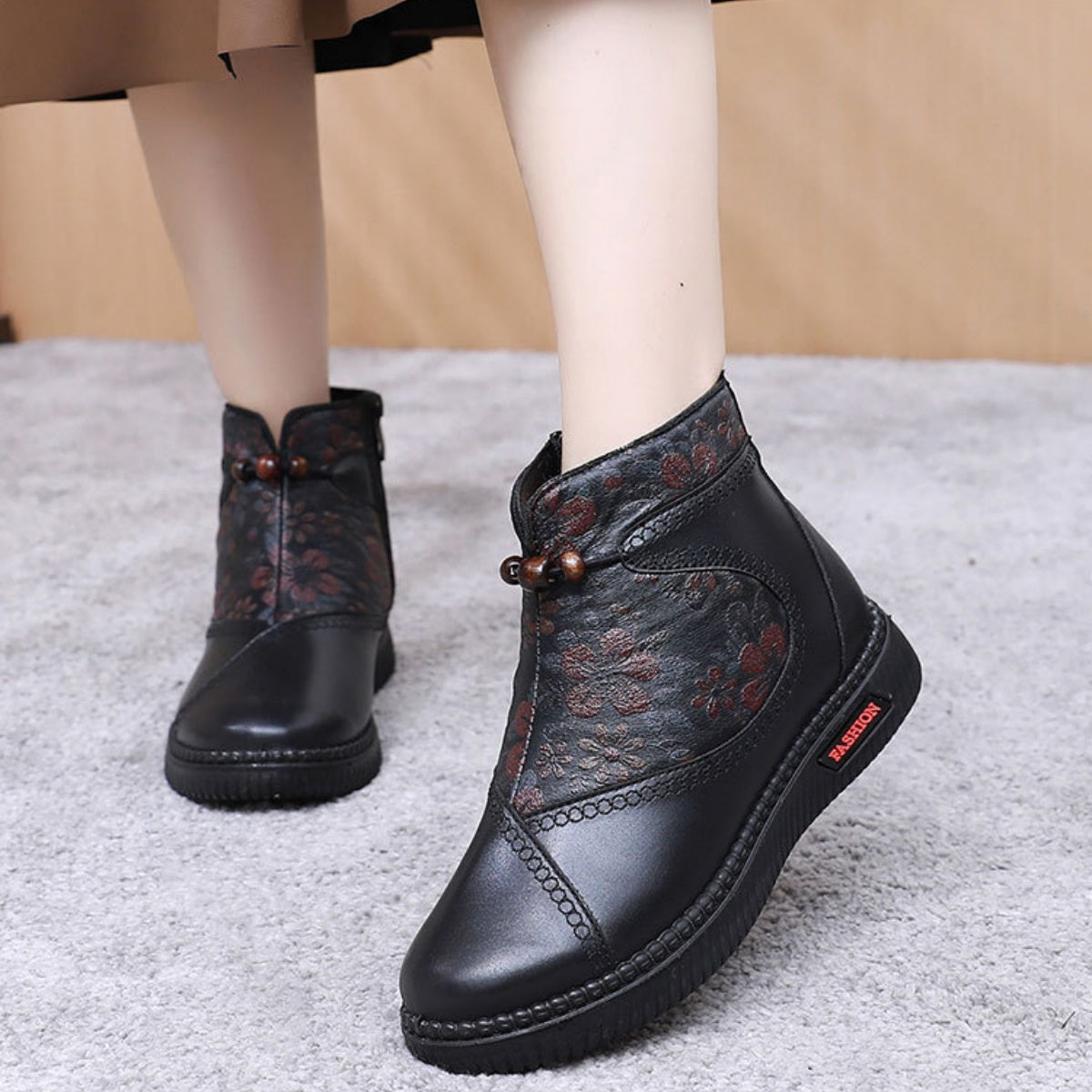 🔥Нови дамски зимни обувки, мека подметка, неплъзгаща се, с поларена подплата за топлина