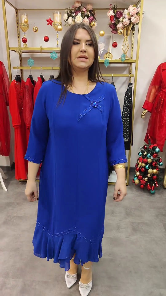 【S-3XL】💕💕2025 модна ежедневна рокля с изящна бродерия