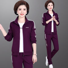 🔥【Яке + Панталон】💕Нов ежедневен спортен комплект от три части