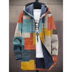 【S-4XL】Мъжко ежедневно топло есенно-зимно яке от дебела вълна и кадифе за по-големи размери