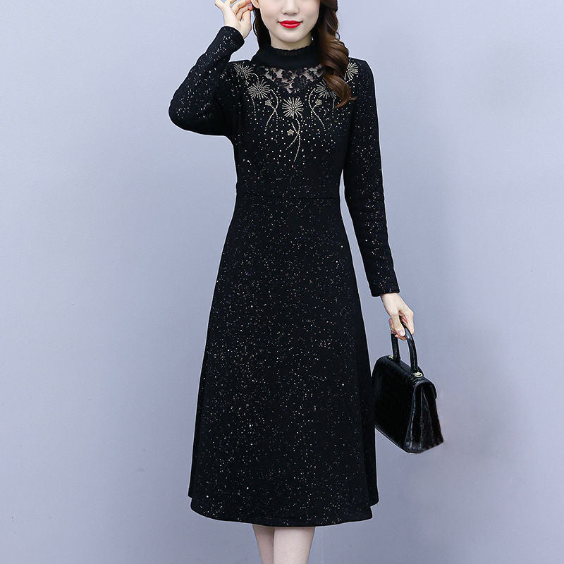 🔥【Специална зимна оферта】Нови есенно/зимни дамски рокли, дебели и топли