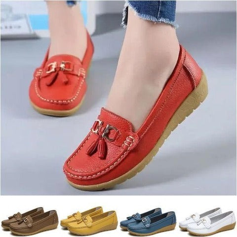 🔥50% отстъпка🔥Нови модерни дамски кожени обувки.